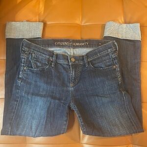 Citizens Of Humanity Cropped Boyfriend Jeans Size 26
